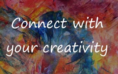 Connect with your creativity – distract a busy/anxious mind